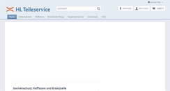 Desktop Screenshot of hl-teileservice.de